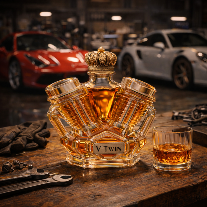 エディション V8 - ウイスキー デキャンター