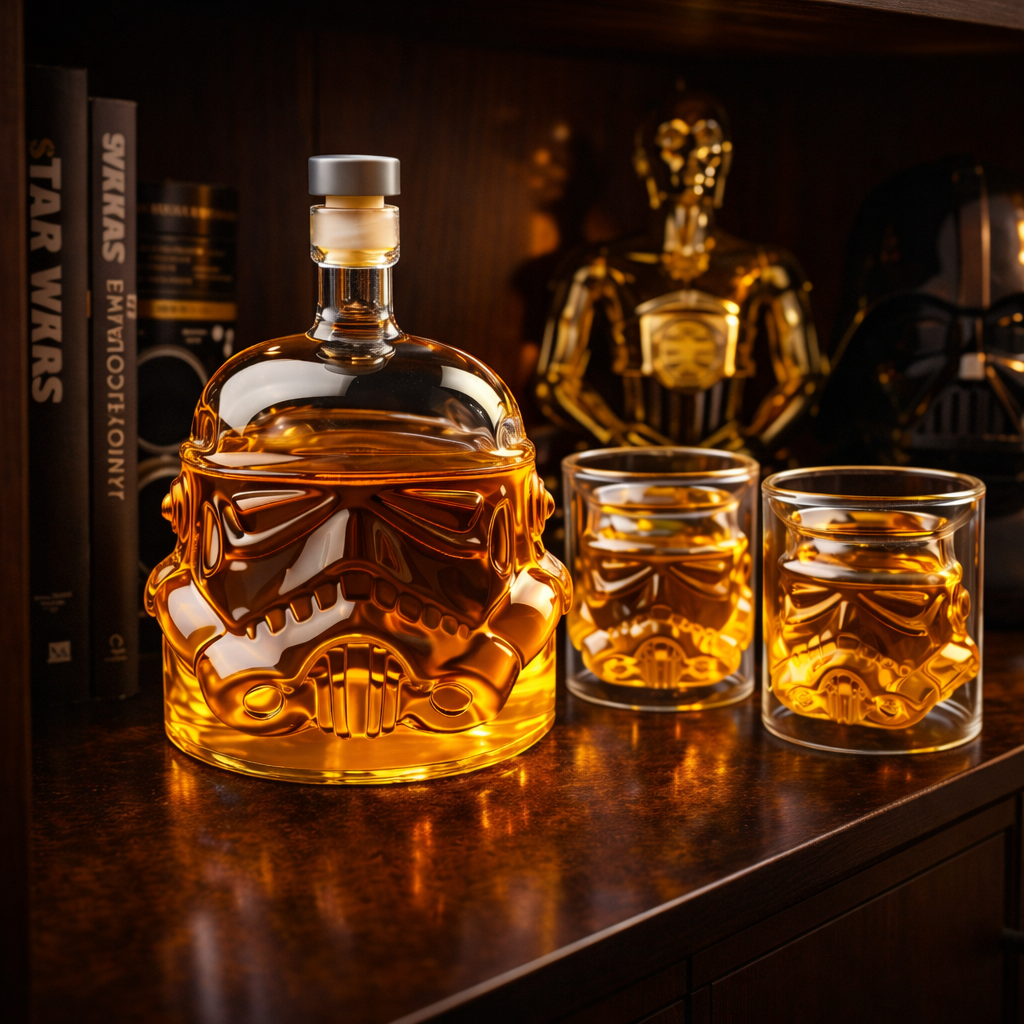 ウイスキー用ボトルとグラスセット - スター・ウォーズエディション
